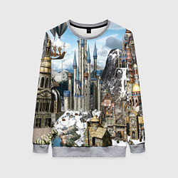 Свитшот женский HEROES, цвет: 3D-меланж