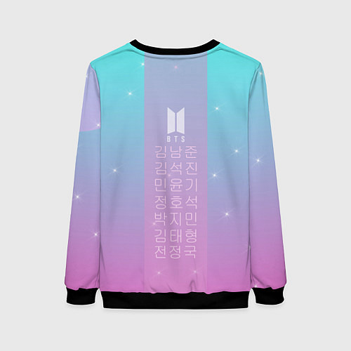 Женский свитшот BTS / 3D-Черный – фото 2