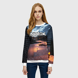 Свитшот женский ROBLOX, цвет: 3D-белый — фото 2