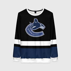 Свитшот женский Vancouver Canucks, цвет: 3D-белый