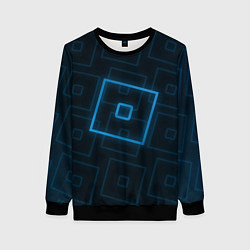 Свитшот женский Roblox, цвет: 3D-черный