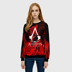 Свитшот женский ASSASSINS CREED, цвет: 3D-черный — фото 2