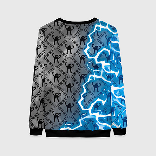 Женский свитшот ЪУЪ FORTNITE / 3D-Черный – фото 2