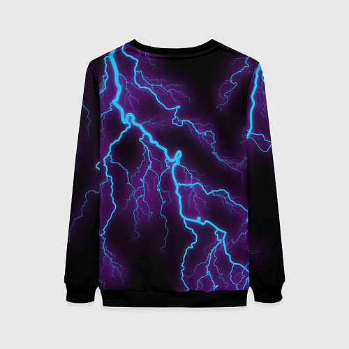 Женский свитшот SONIC / 3D-Черный – фото 2