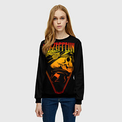 Свитшот женский Led Zeppelin, цвет: 3D-черный — фото 2