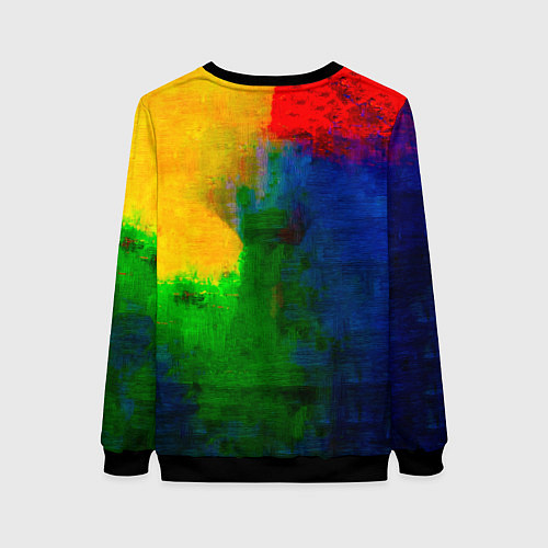 Женский свитшот Корги / 3D-Черный – фото 2