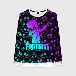 Свитшот женский FORTNITE X MARSHMELLO, цвет: 3D-белый