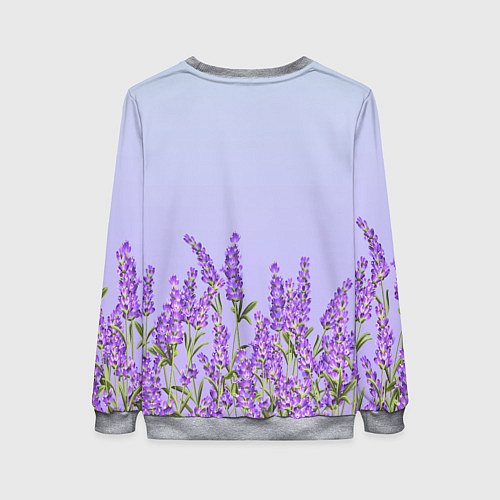 Женский свитшот Lavander / 3D-Меланж – фото 2