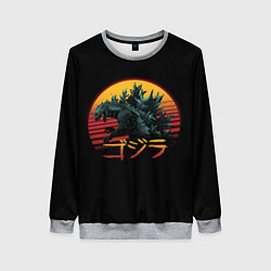 Женский свитшот GODZILLA