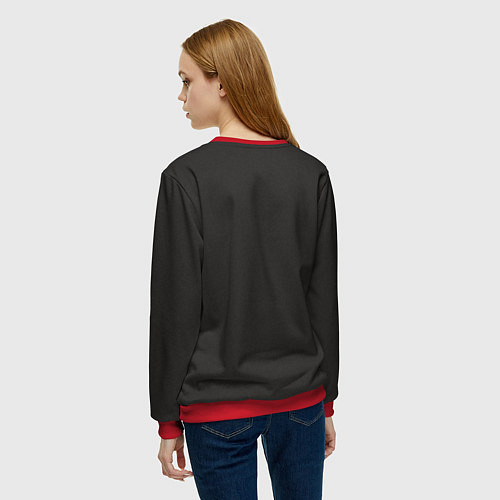 Женский свитшот PUBG / 3D-Красный – фото 4