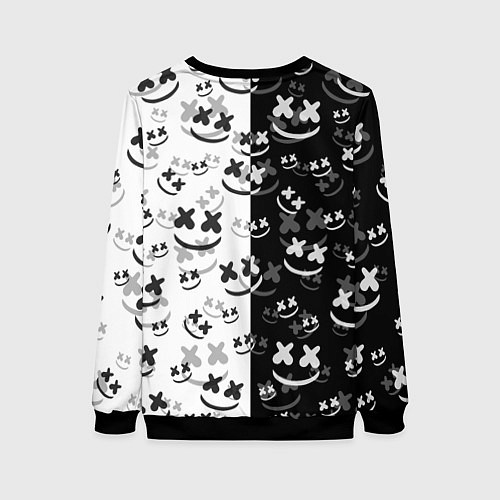 Женский свитшот Fortnite & Marshmello / 3D-Черный – фото 2