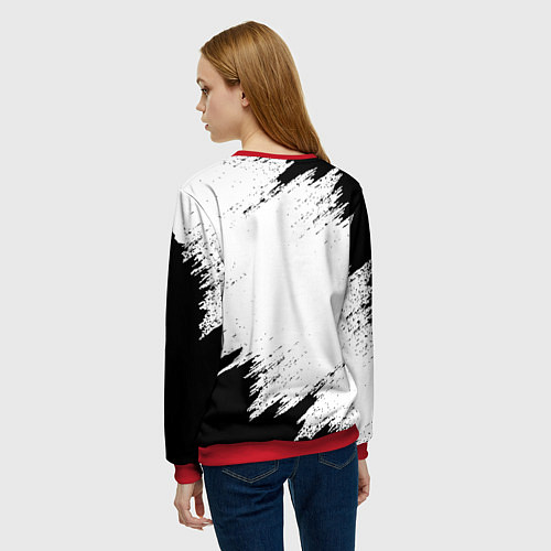 Женский свитшот LINKIN PARK / 3D-Красный – фото 4