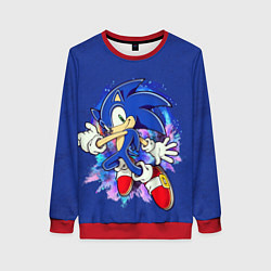 Свитшот женский Sonic, цвет: 3D-красный