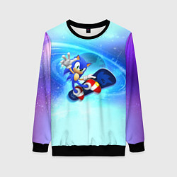 Свитшот женский Соник, цвет: 3D-черный