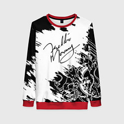 Свитшот женский Автограф Фредди Меркьюри, цвет: 3D-красный