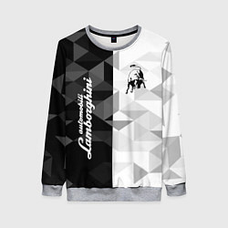 Свитшот женский Lamborghini, цвет: 3D-меланж