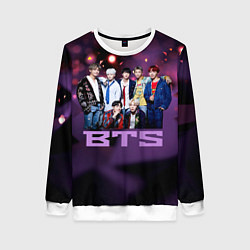 Свитшот женский BTS, цвет: 3D-белый