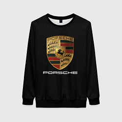 Свитшот женский PORSCHE, цвет: 3D-черный