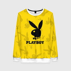 Свитшот женский PLAYBOY, цвет: 3D-белый