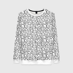 Свитшот женский Зефирки Oko, цвет: 3D-белый