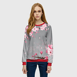 Свитшот женский САКУРА, цвет: 3D-красный — фото 2