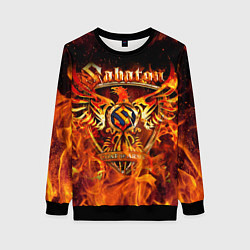 Свитшот женский SABATON, цвет: 3D-черный