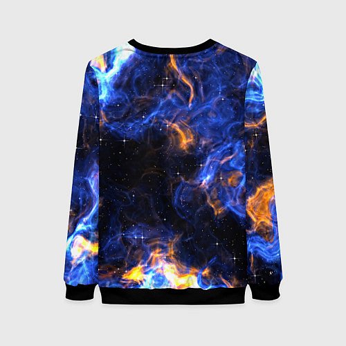 Женский свитшот Космос / 3D-Черный – фото 2