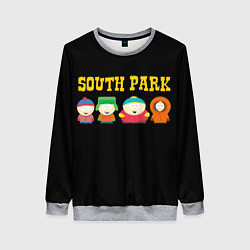 Свитшот женский South Park, цвет: 3D-меланж