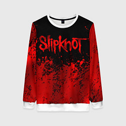 Свитшот женский Slipknot 9, цвет: 3D-белый