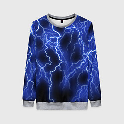 Свитшот женский МОЛНИЯ NEON, цвет: 3D-меланж