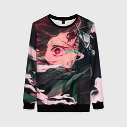 Женский свитшот Клинок рассекающий демонов