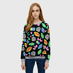 Свитшот женский STRANGER THINGS, цвет: 3D-меланж — фото 2