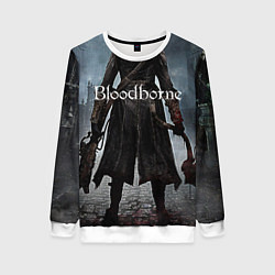 Свитшот женский Bloodborne, цвет: 3D-белый