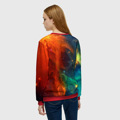 Женский свитшот NASA / 3D-Красный – фото 4