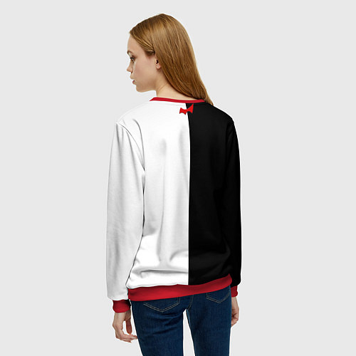 Женский свитшот Monokuma / 3D-Красный – фото 4