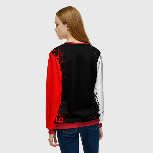 Женский свитшот RUST / 3D-Красный – фото 4