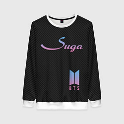 Свитшот женский BTS Suga, цвет: 3D-белый