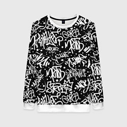 Свитшот женский GRAFFITI, цвет: 3D-белый