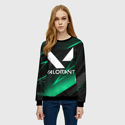 Свитшот женский VALORANT, цвет: 3D-черный — фото 2