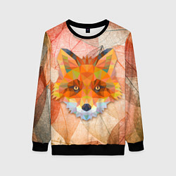 Свитшот женский Fox, цвет: 3D-черный