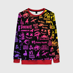 Свитшот женский FORTNITE PARTY EVENT, цвет: 3D-красный