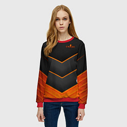 Свитшот женский Counter-Strike, цвет: 3D-красный — фото 2