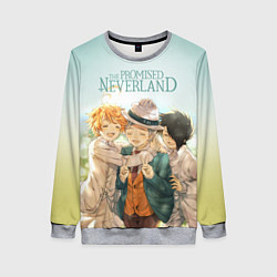 Свитшот женский The Promised Neverland, цвет: 3D-меланж