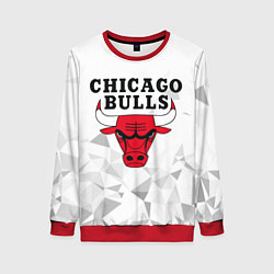 Свитшот женский CHICAGO BULLS, цвет: 3D-красный