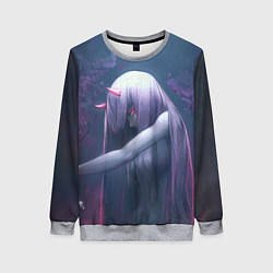 Свитшот женский DARLING IN THE FRANXX, цвет: 3D-меланж