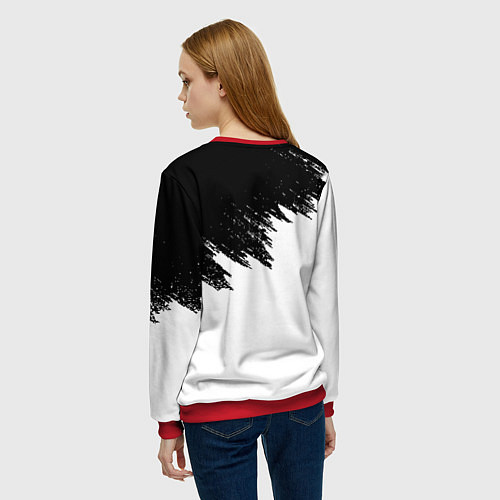 Женский свитшот MONSTER ENERGY / 3D-Красный – фото 4