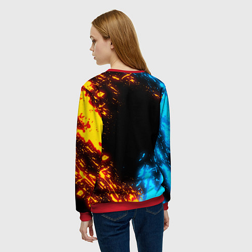 Женский свитшот CS GO / 3D-Красный – фото 4