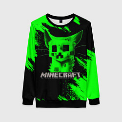 Женский свитшот MINECRAFT CREEPER CAT