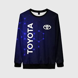 Свитшот женский TOYOTA, цвет: 3D-черный