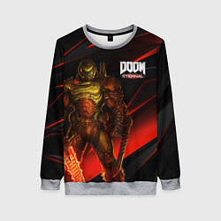 Свитшот женский DOOM ETERNAL, цвет: 3D-меланж